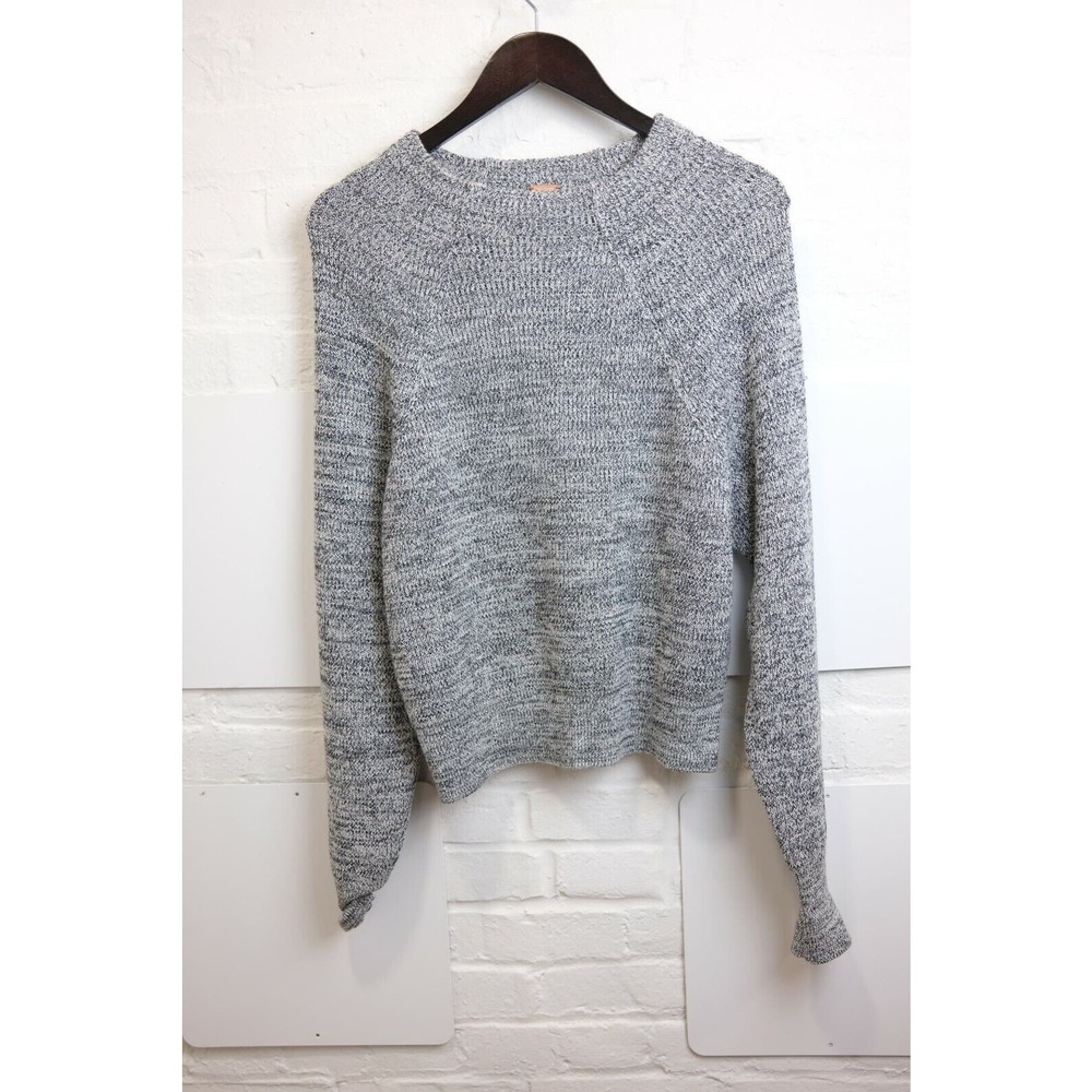Free People Round Neck, Grey Sweater, Women's M